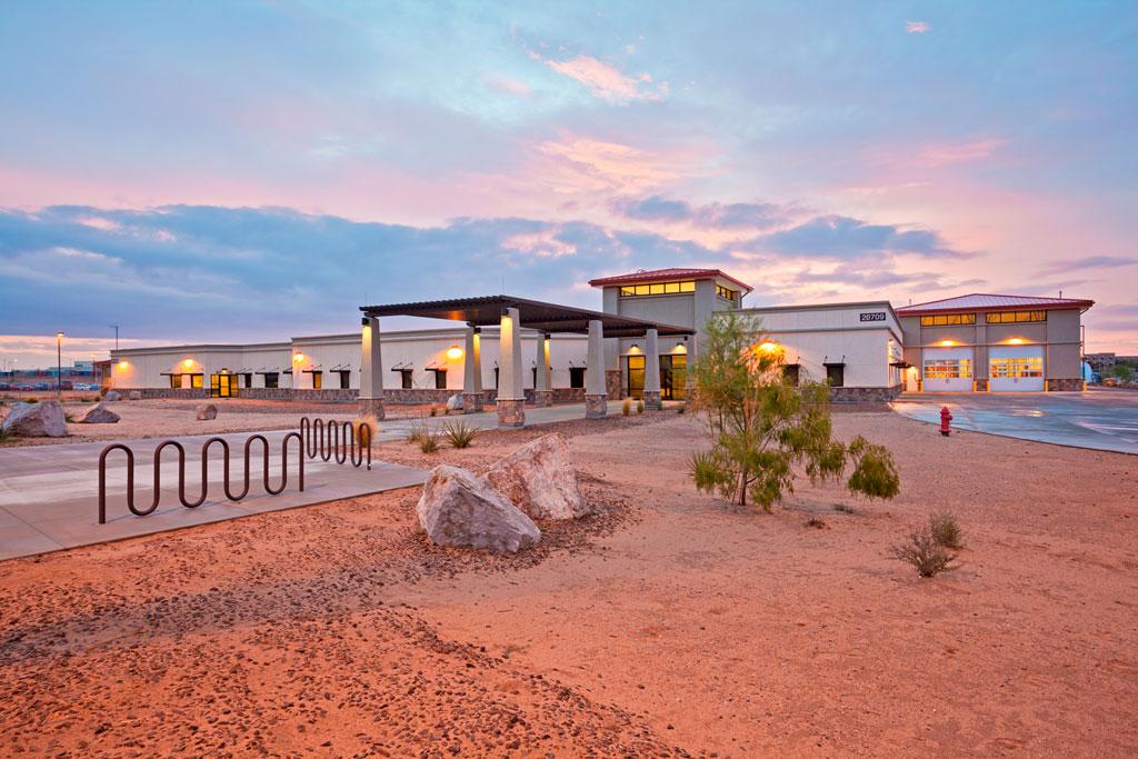 fort bliss fire and military police station exterior